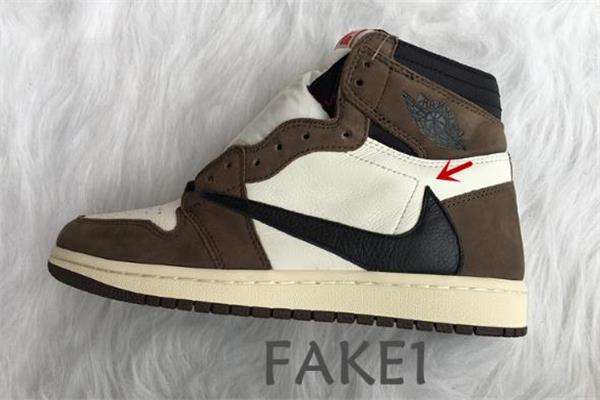 aj1倒钩真假鉴定 aj1倒钩真假对比图片