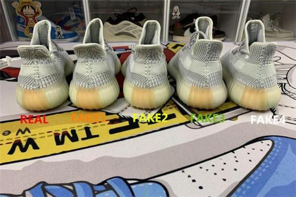 yeezy350灰天使真假对比 椰子350灰天使真假鉴定