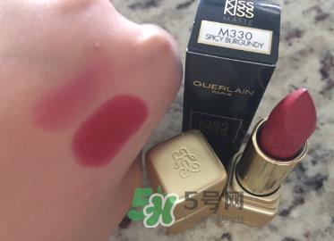 GUERLAIN娇兰kisskiss MATTE雾面唇膏试色_色号