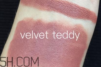 mac velvet teddy是什么颜色？mac velvet teddy试色